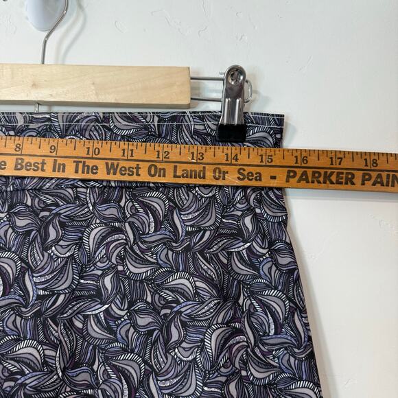 Kind Apparel Youer Skirt Skort Shorts Liner Grey Black Small Pattern Geometric - Picture 4 of 6